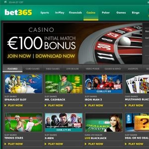 Selection of Bet365 Slots